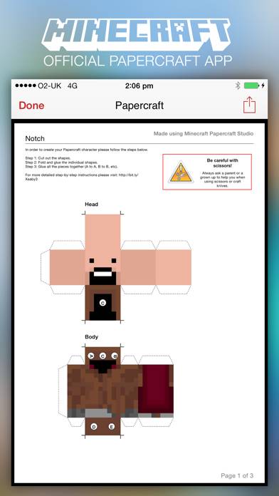 Minecraft: Papercraft Studio App screenshot #1