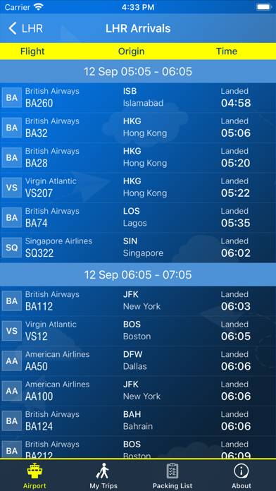 Heathrow Airport Info plus Radar App screenshot #2