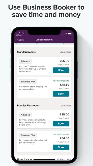 Premier Inn Hotels Capture d'écran de l'application #6