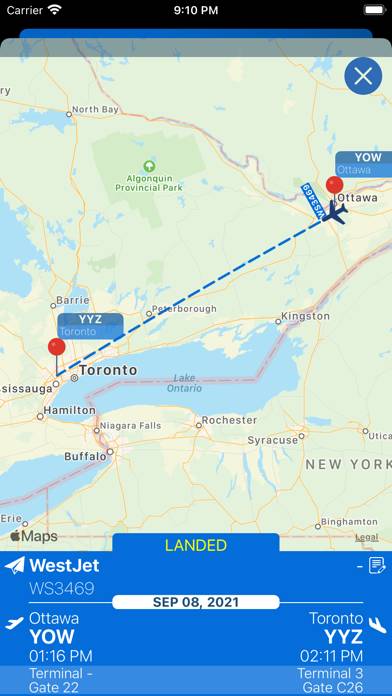 Toronto Airport Info plus Radar App-Screenshot #3