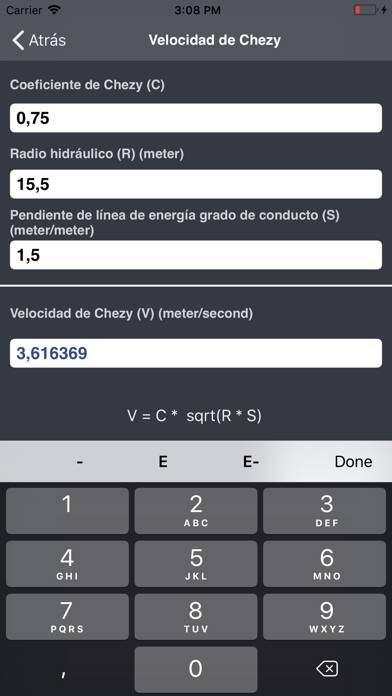 Hydraulics and Waterworks Calc Captura de pantalla de la aplicación #3