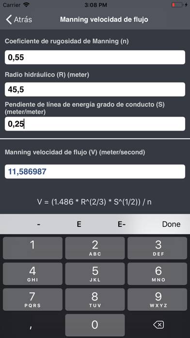 Hydraulics and Waterworks Calc App screenshot #6