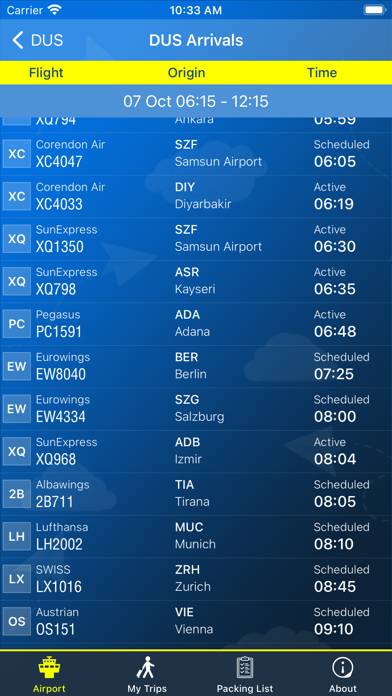 Dusseldorf Airport DUS plus Radar App screenshot #2