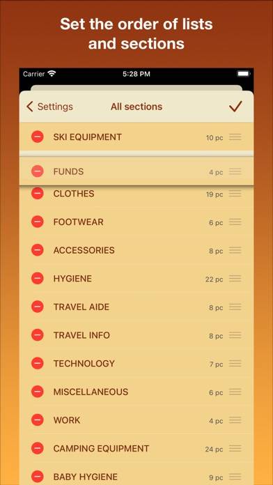 Suitcase things checklist App-Screenshot #3