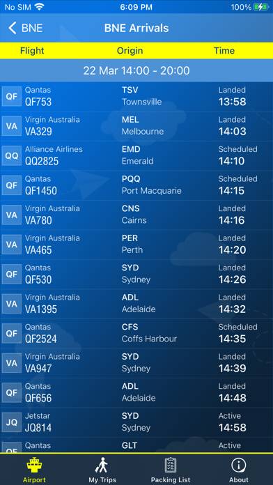 Brisbane Airport Info plus Radar App-Screenshot #3