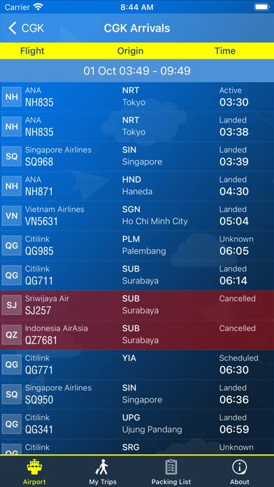 Jakarta Airport (CGK) plus Radar App screenshot #2