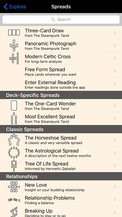 Steampunk Tarot App screenshot #3