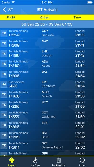 Istanbul Airport (IST) plus Radar Uygulama ekran görüntüsü #2