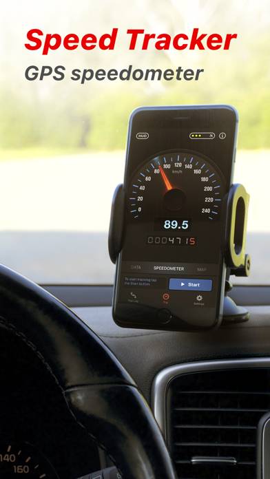 Speed Tracker: GPS Speedometer App skärmdump #1