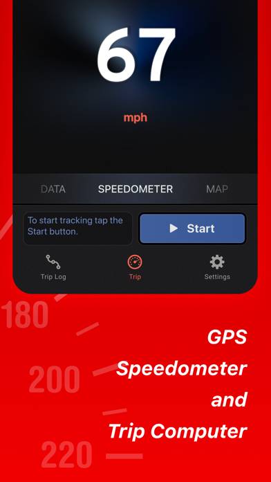 Speed Tracker: GPS Speedometer Schermata dell'app #3