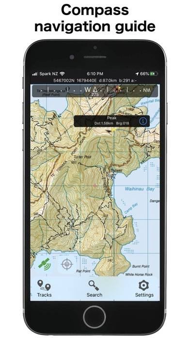 NZ Topo50 South Island Schermata dell'app #5