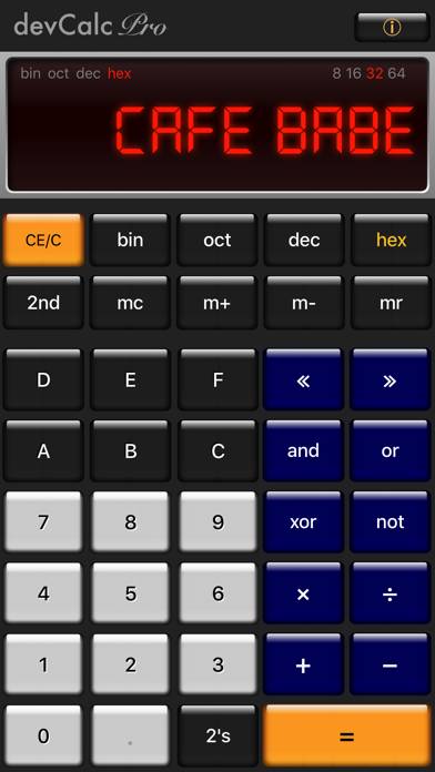 DevCalc Pro App screenshot