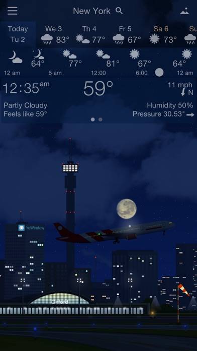 YoWindow Weather Captura de pantalla de la aplicación #6