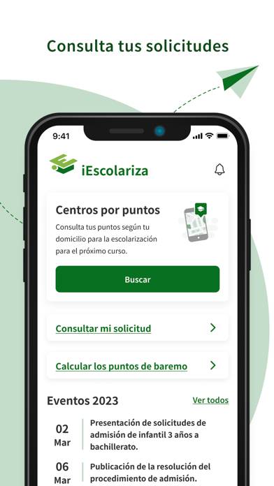 IEscolariza Captura de pantalla de la aplicación