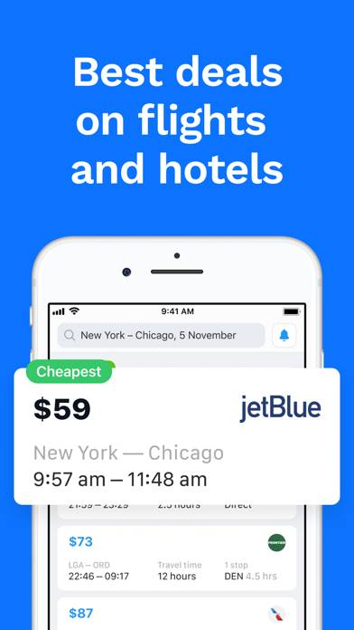 Cheap flights App screenshot #1