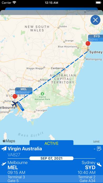 Sydney Airport (SYD) plus Radar App-Screenshot #3