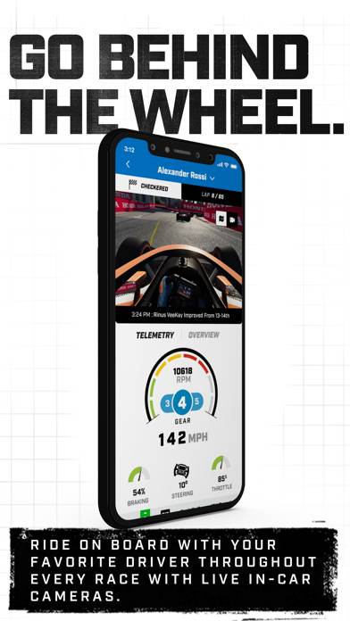 Indycar App skärmdump #4