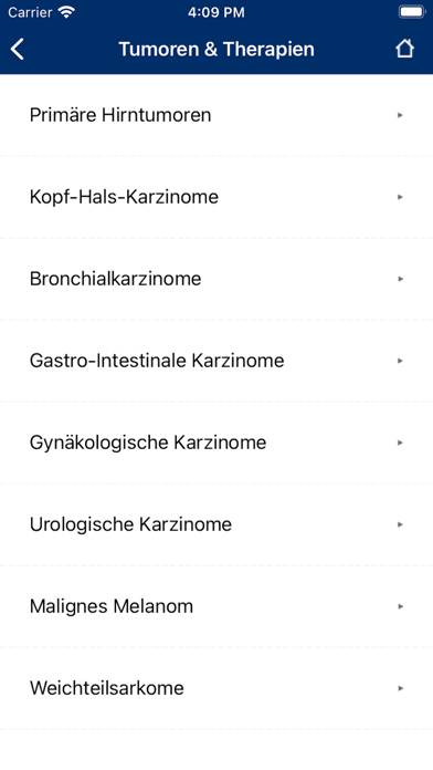 EasyOncology App-Screenshot