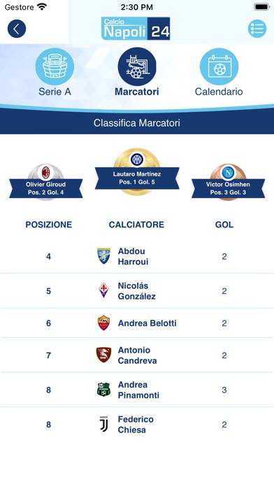 CalcioNapoli24 App screenshot #4