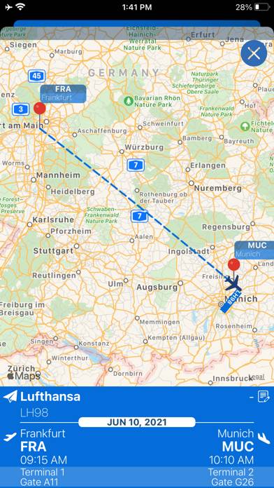Munich Airport Info plus Radar App-Screenshot #3