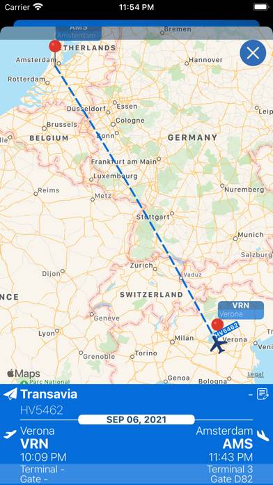 Amsterdam Airport Info plus Radar App screenshot #5