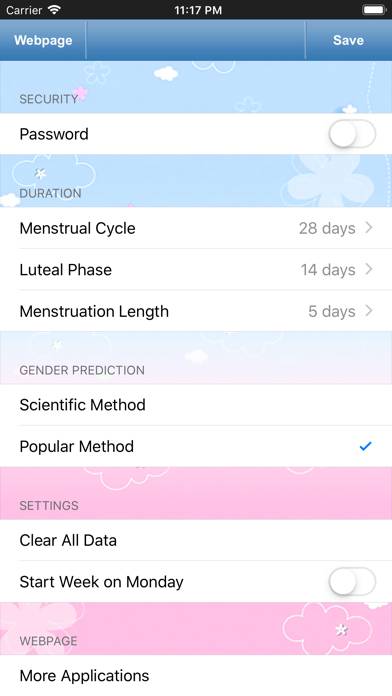 Fertility & Period Tracker Uygulama ekran görüntüsü #5