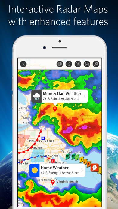 Weather Mate Pro Captura de pantalla de la aplicación #2