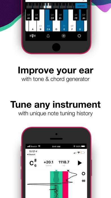 Tunable – Tuner & Metronome Schermata dell'app #4