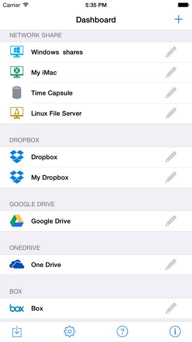 Remote File Manager Captura de pantalla de la aplicación #1