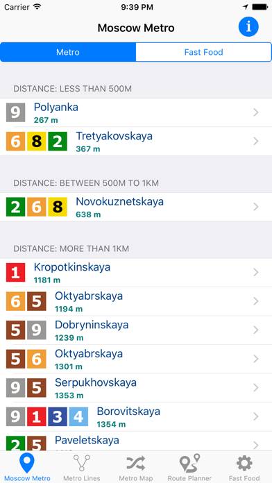 Moscow Metro & Subway App screenshot #1