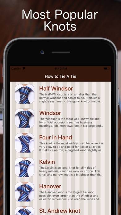 Tie a Necktie 3D Animated App screenshot #3