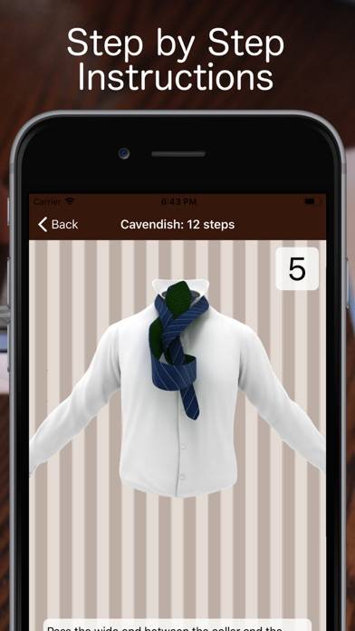 Tie a Necktie 3D Animated App screenshot #4