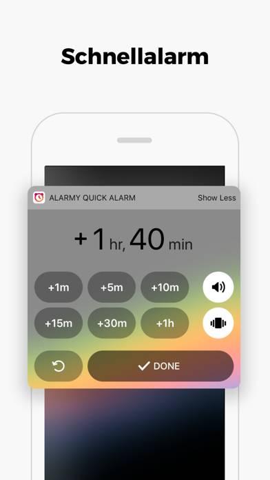 Alarmy Pro Captura de pantalla de la aplicación #6