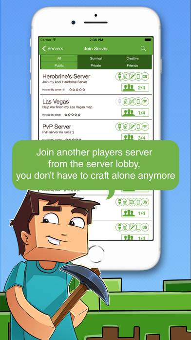 Multiplayer for Minecraft PE Скриншот приложения #2