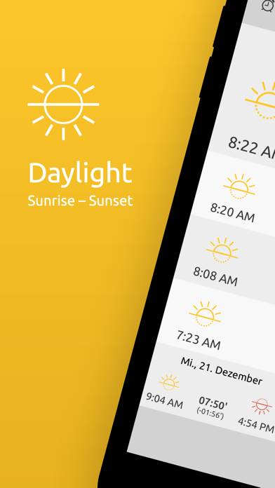 Daylight - Sunrise - Sunset screenshot