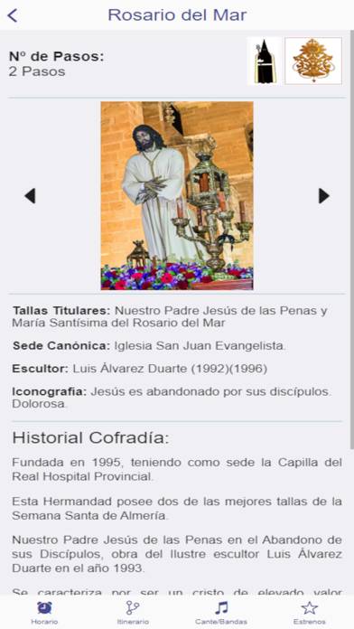 Guía Semana Santa Almería 2024 Captura de pantalla de la aplicación #3