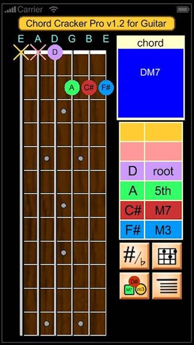 Guitar Chord Cracker Pro Schermata dell'app #1