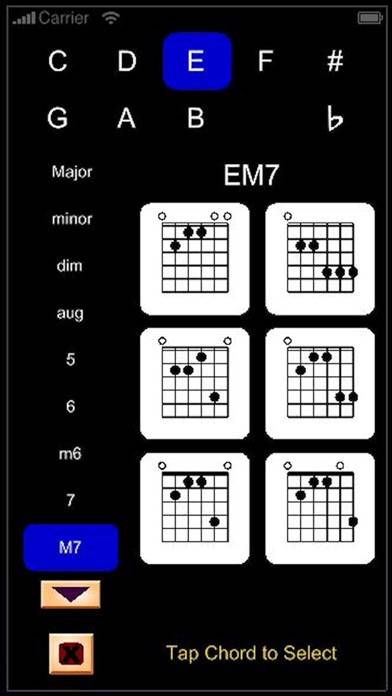 Guitar Chord Cracker Pro Schermata dell'app