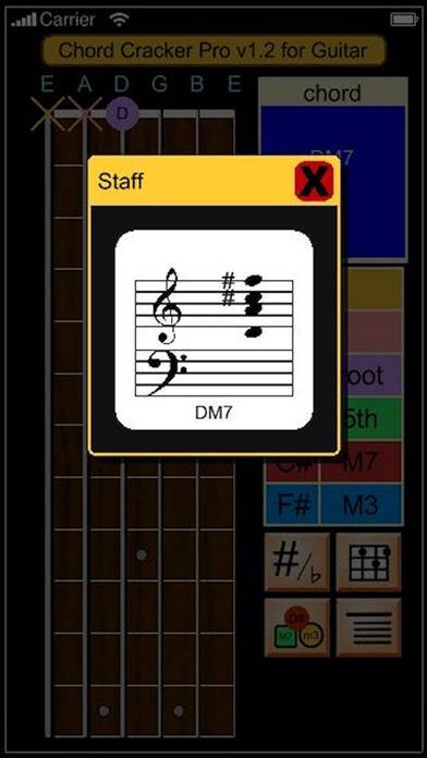 Guitar Chord Cracker Pro Schermata dell'app