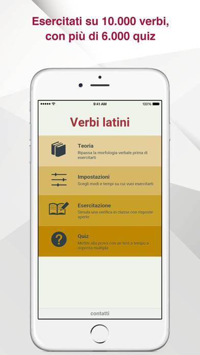 Verbi Latini Schermata dell'app #1