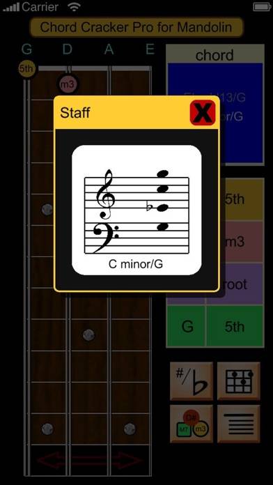 Mandolin Chord Cracker Pro App skärmdump #4