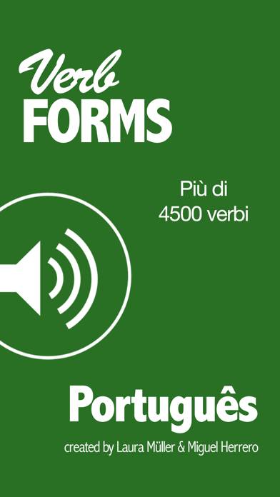 VerbForms Português Captura de pantalla de la aplicación #1
