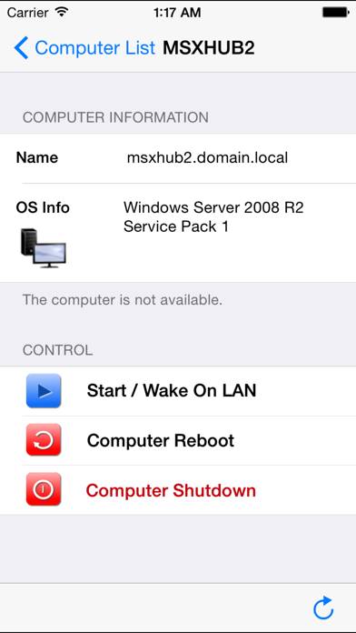 RMSRV Reboot App screenshot #1