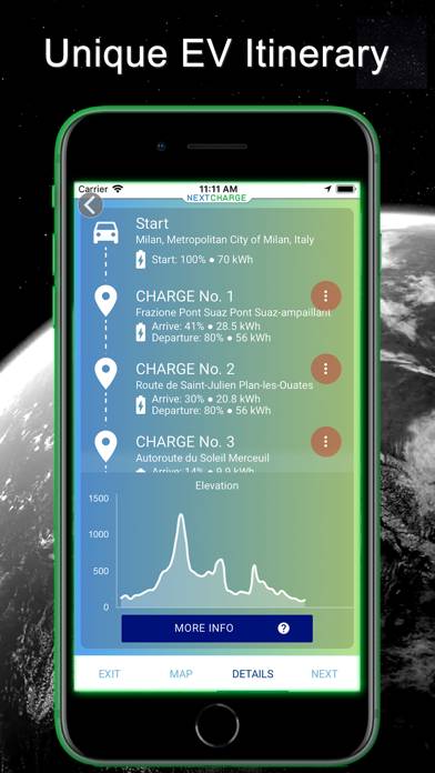 Nextcharge Schermata dell'app