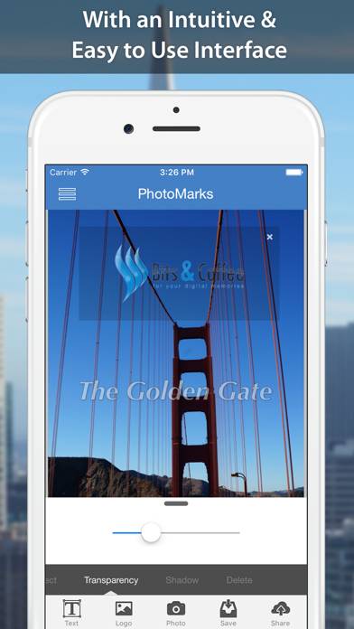 PhotoMarks Captura de pantalla de la aplicación #3