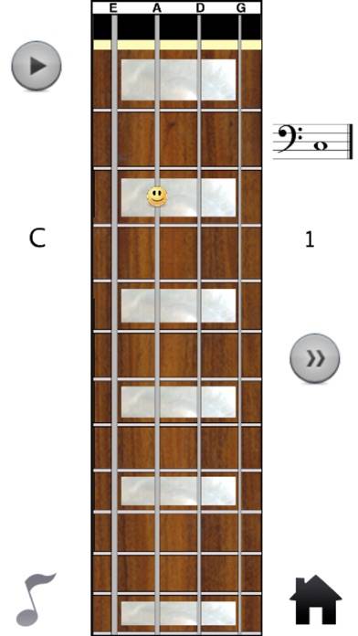 Bass Sight Reading Workout game screenshot