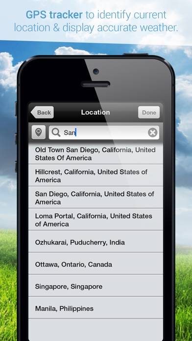 Weather Cast HD : Live World Weather Forecasts & Reports with World Clock for iPad & iPhone Uygulama ekran görüntüsü #3