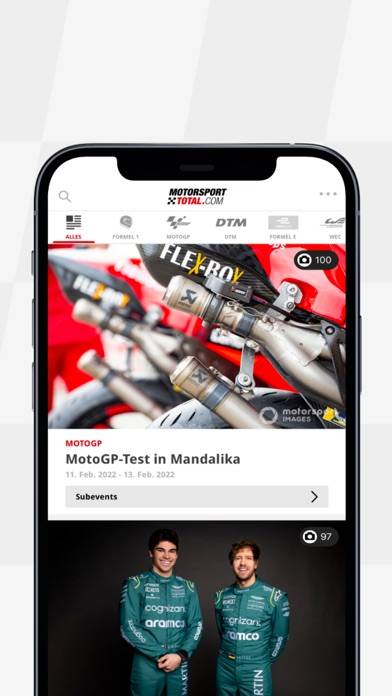 Motorsport-Total.com App-Screenshot