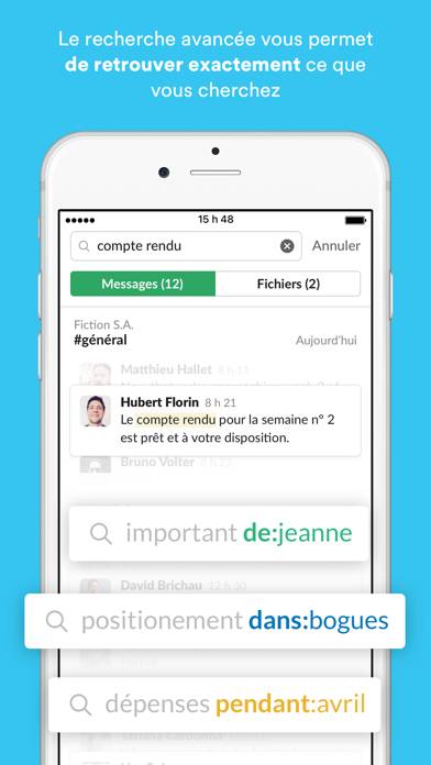 Slack Capture d'écran de l'application #3