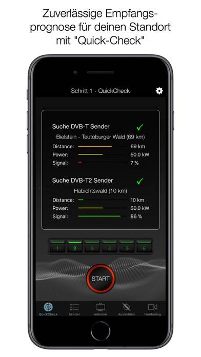 DVB-T2 Finder App-Screenshot #1